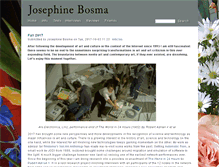 Tablet Screenshot of josephinebosma.com